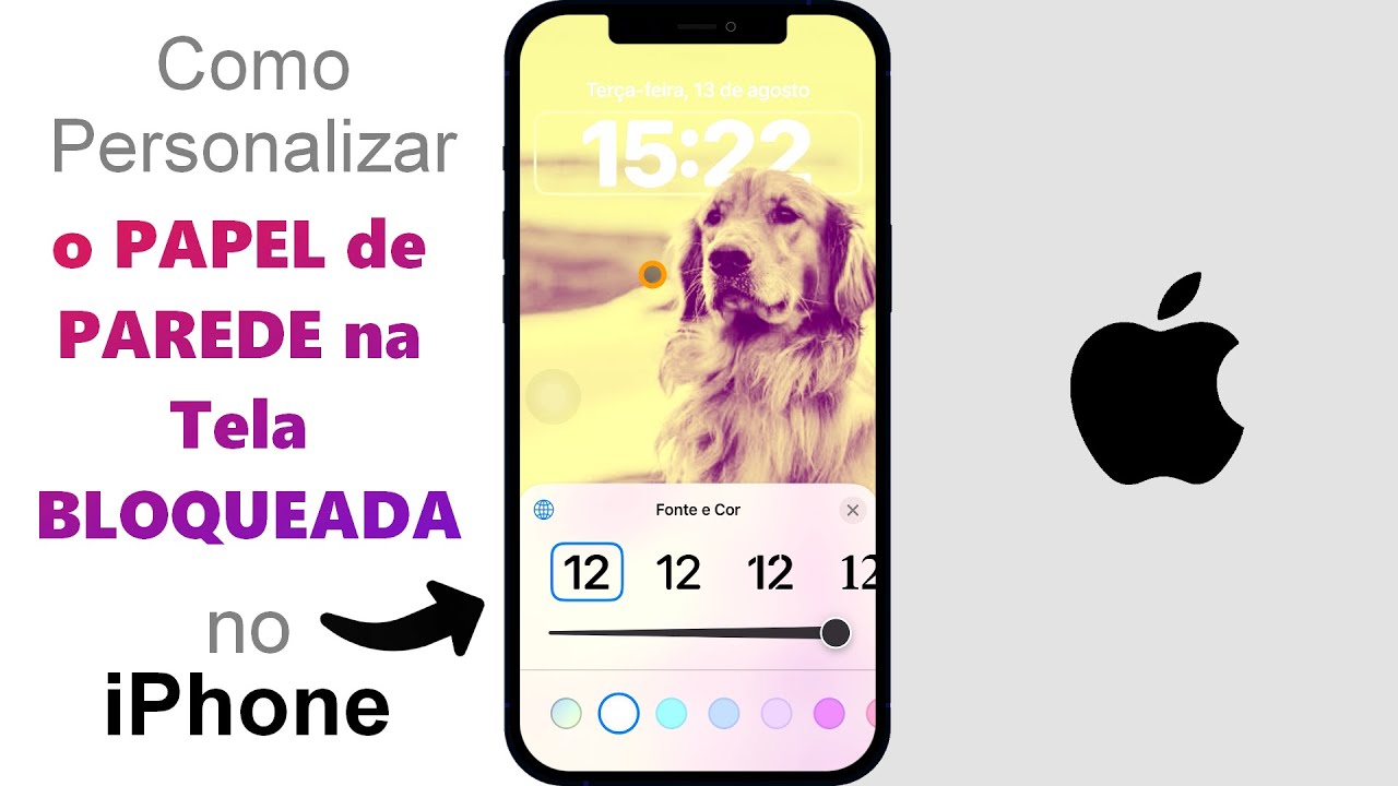 Como Personalizar o PAPEL de PAREDE do iPhone