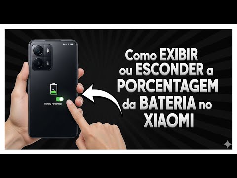 Como exibir ou esconder a porcentagem da bateria no Xiaomi Como exibir ou esconder a porcentagem da bateria no Xiaomi