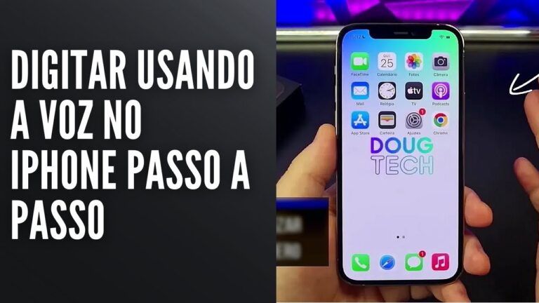 Digitar Usando a Voz no iPhone Passo a Passo
