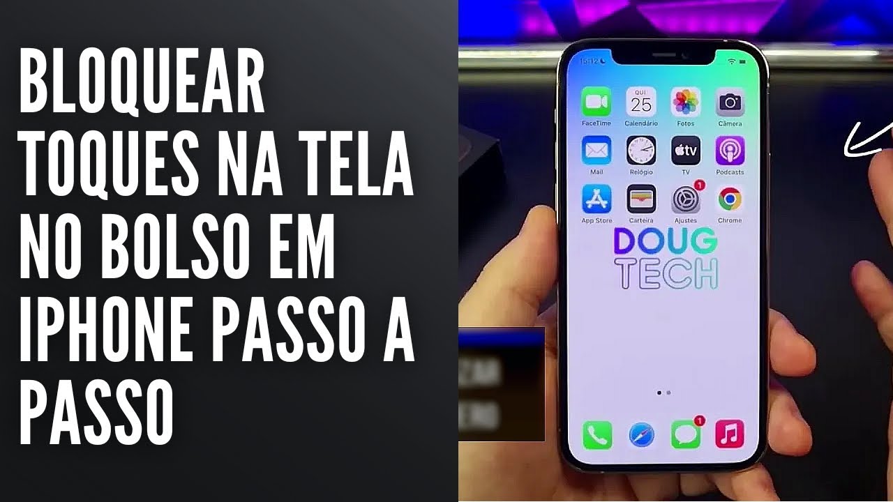 Bloquear Toques na Tela no Bolso em iPhone Passo a Passo Bloquear Toques na Tela no Bolso em iPhone Passo a Passo