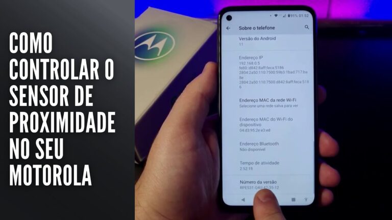 Como Controlar o Sensor de Proximidade no Seu Motorola