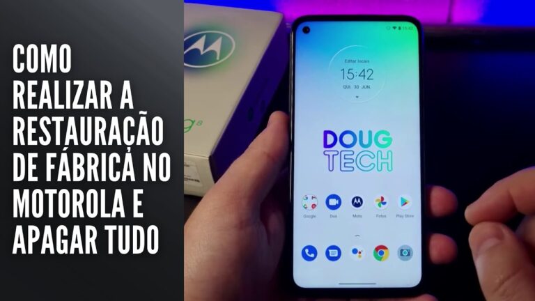 Como Realizar a Restauração de Fábrica no Motorola e Apagar Tudo