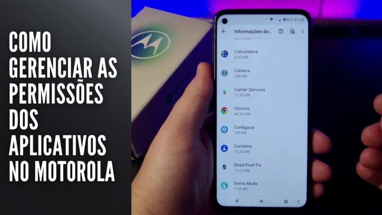Como Gerenciar as Permissões dos Aplicativos no Motorola