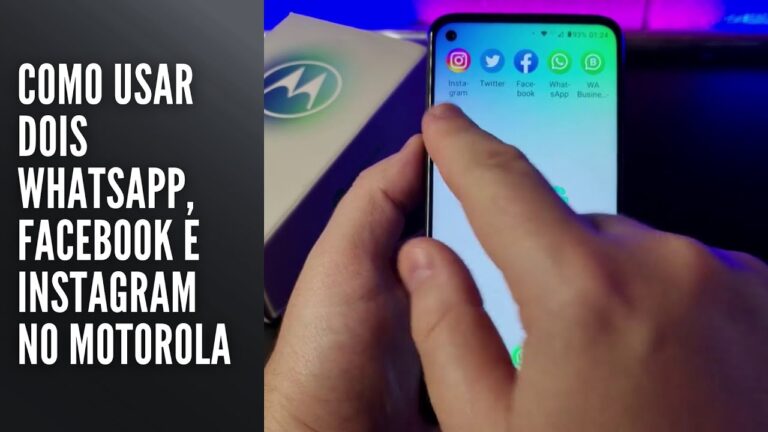 Como Usar Dois WhatsApp, Facebook e Instagram no Motorola Como Usar Dois WhatsApp, Facebook e Instagram no Motorola
