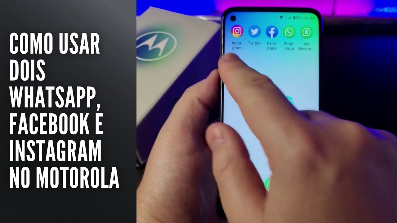 Como Usar Dois WhatsApp, Facebook e Instagram no Motorola Como Usar Dois WhatsApp, Facebook e Instagram no Motorola