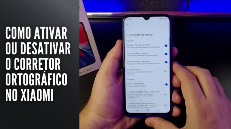 Como Ativar ou Desativar o Corretor Ortográfico no Xiaomi