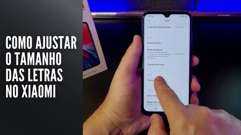 Como Ajustar o Tamanho das Letras no Xiaomi
