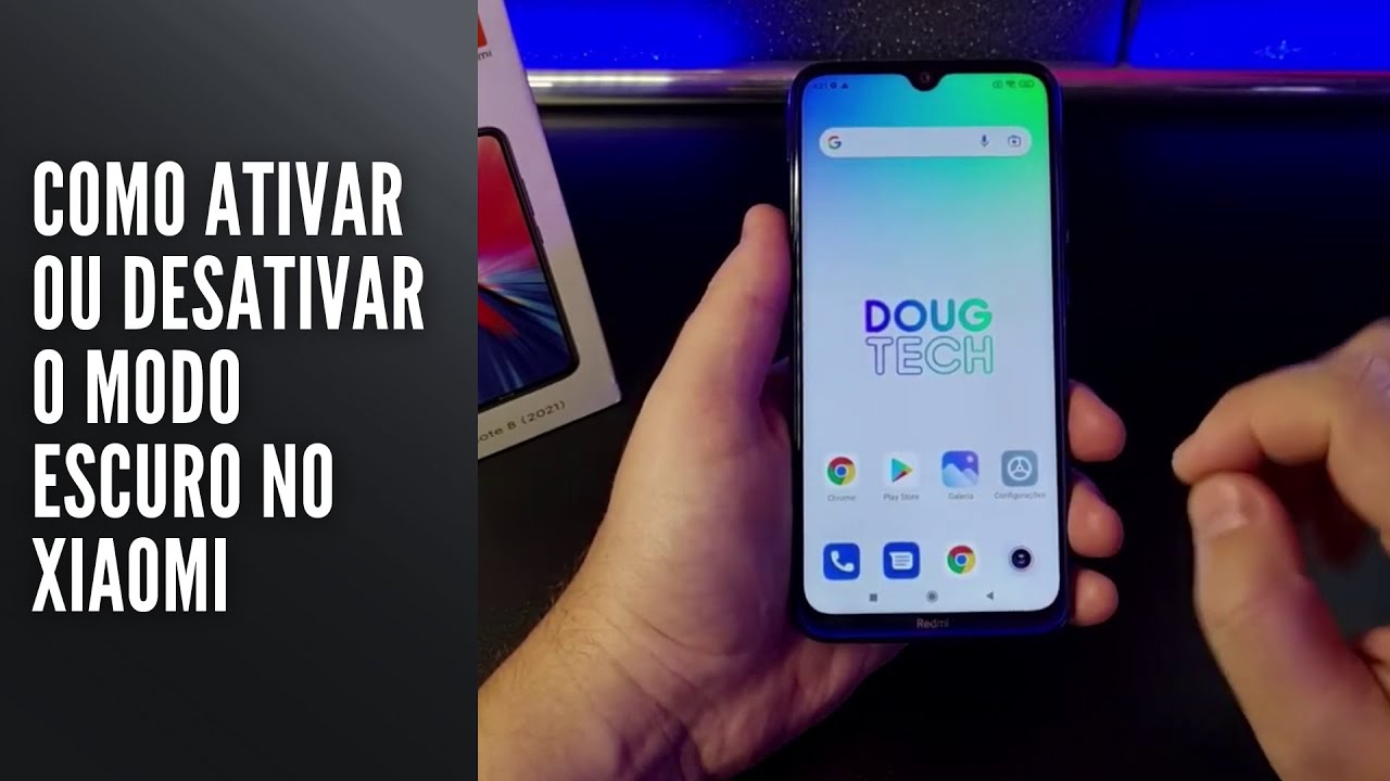 Como Ativar ou Desativar o Modo Escuro no Xiaomi Como Ativar ou Desativar o Modo Escuro no Xiaomi