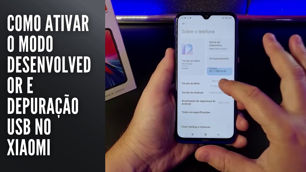 Como Ativar o Modo Desenvolvedor e Depuração USB no Xiaomi