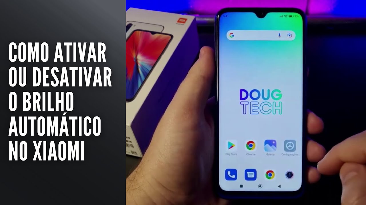 Como ativar ou desativar o brilho automático no Xiaomi