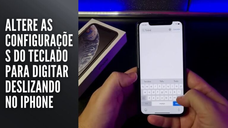 Altere as configurações do teclado para digitar deslizando no iPhone