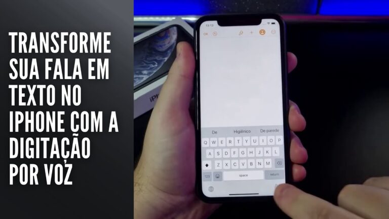 Transforme sua fala em texto no iPhone com a digitação por voz
