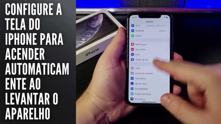 Configure a tela do iPhone para acender automaticamente ao levantar o aparelho