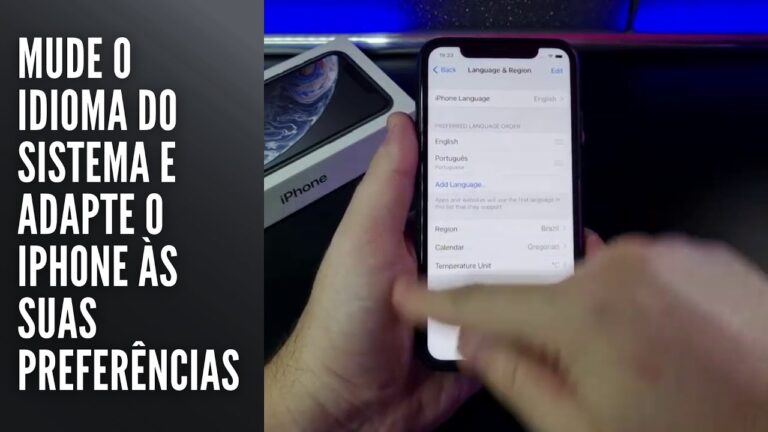 Mude o idioma do sistema e adapte o iPhone às suas preferências Mude o idioma do sistema e adapte o iPhone às suas preferências