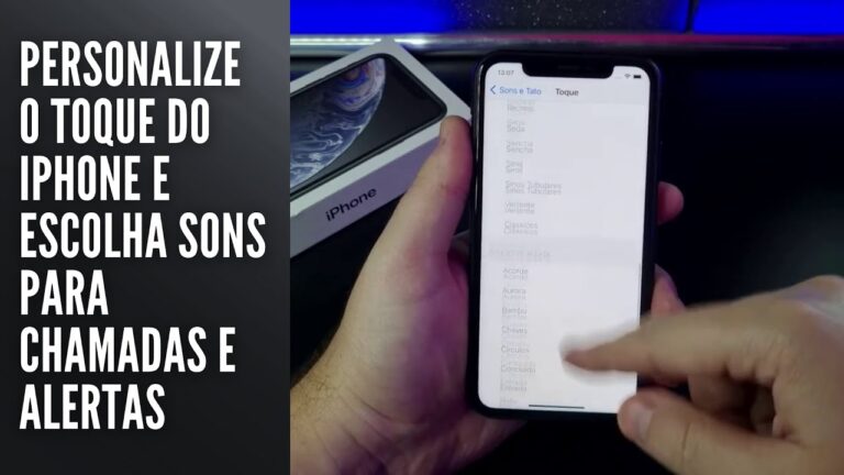 Personalize o toque do iPhone e escolha sons para chamadas e alertas