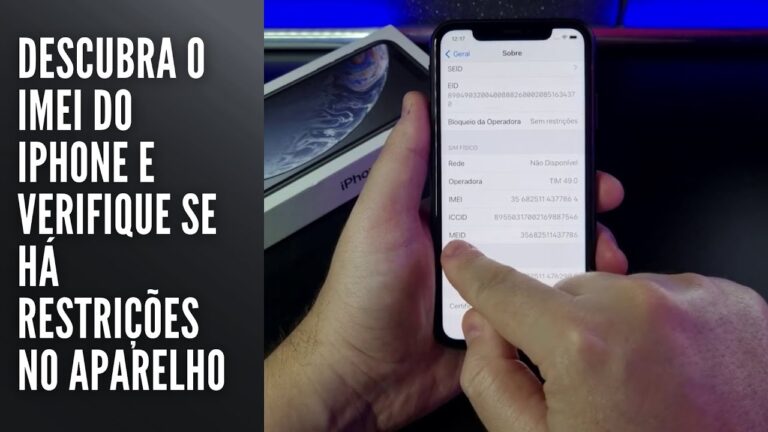 Descubra o IMEI do iPhone e verifique se há restrições no aparelho