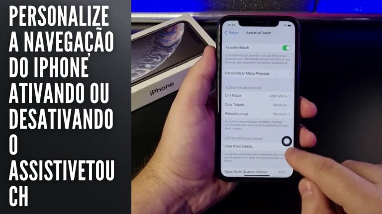 Personalize a navegação do iPhone ativando ou desativando o AssistiveTouch