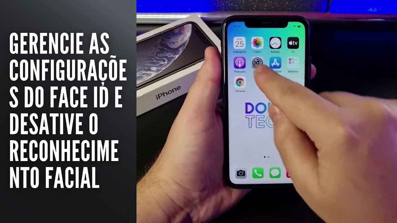 Gerencie as configurações do Face ID e desative o reconhecimento facial