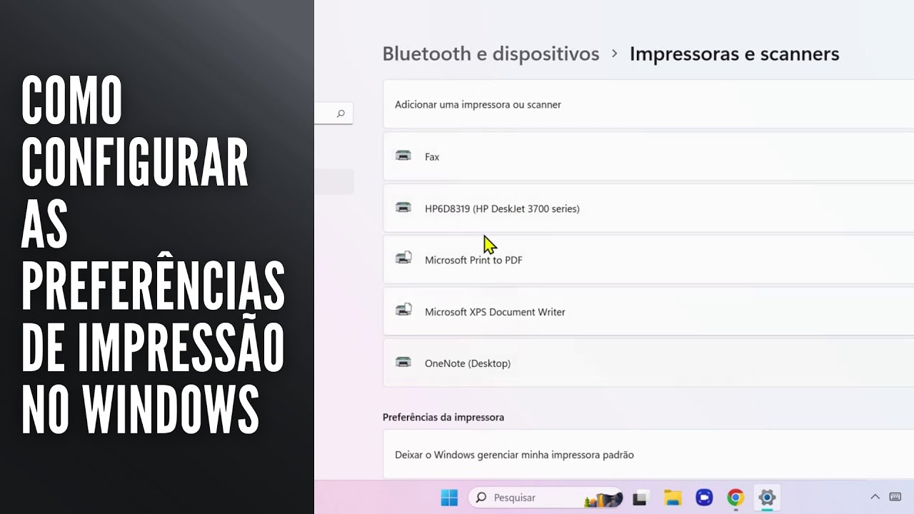 Como Configurar as Preferências de Impressão no Windows