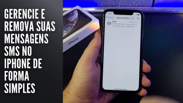 Gerencie e remova suas mensagens SMS no iPhone de forma simples