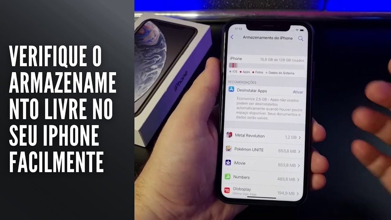Verifique o armazenamento livre no seu iPhone facilmente Verifique o armazenamento livre no seu iPhone facilmente