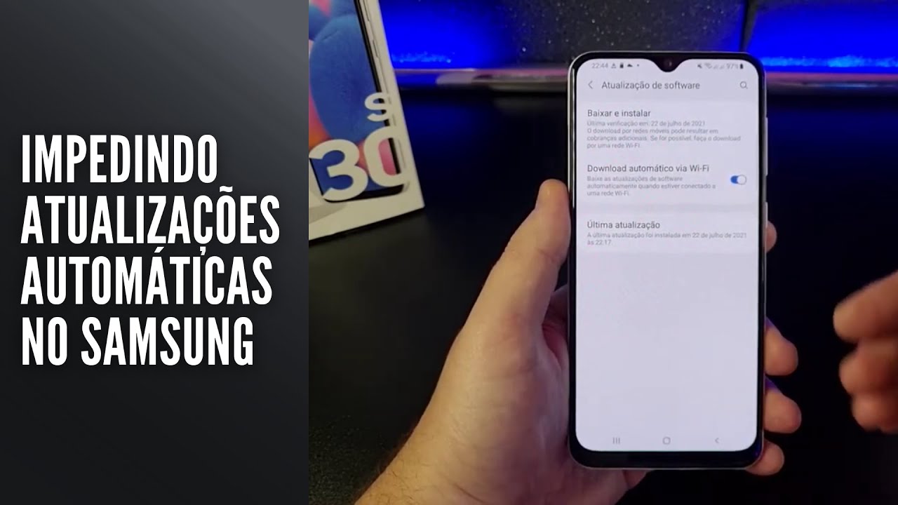 Desativando ATUALIZAÇÕES AUTOMÁTICAS no Samsung