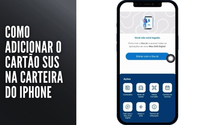 Como Adicionar o Cartão SUS na Carteira do iPhone