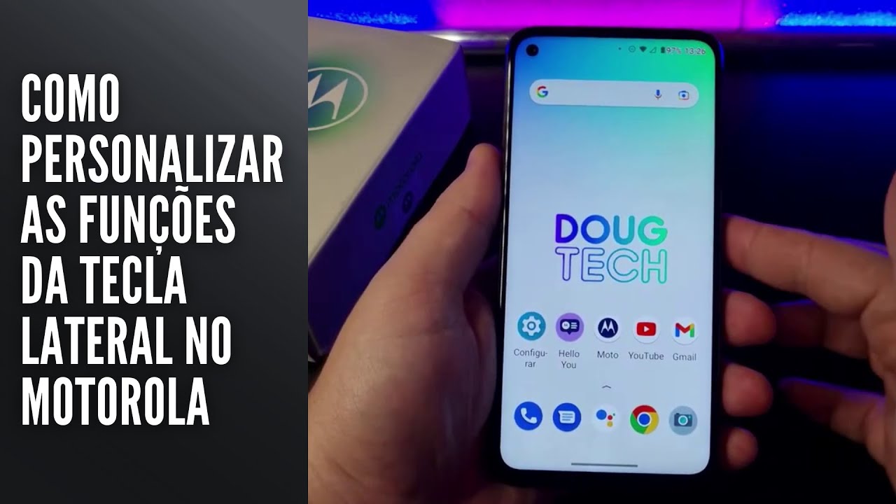 Como Personalizar as Funções da Tecla Lateral no Motorola