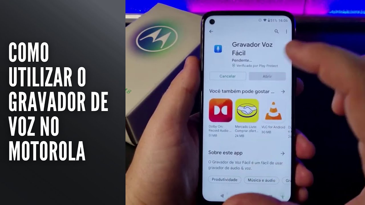 Como Utilizar o Gravador de Voz no Motorola