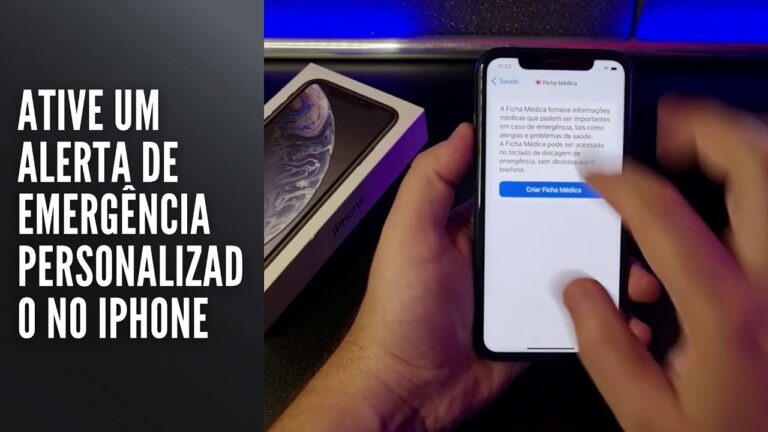 Ative um alerta de emergência personalizado no iPhone