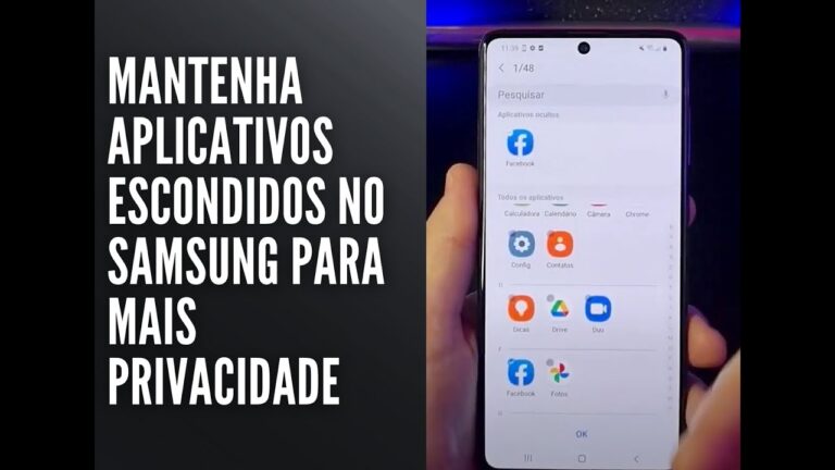 Mantenha aplicativos escondidos no Samsung para mais privacidade