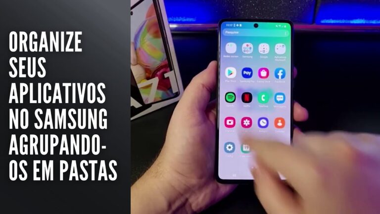 Organize seus aplicativos no Samsung agrupando os em pastas