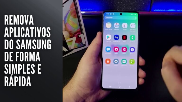 Remova aplicativos do Samsung de forma simples e rápida