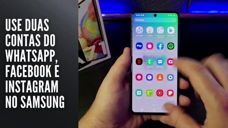 Use duas contas do WhatsApp, Facebook e Instagram no Samsung