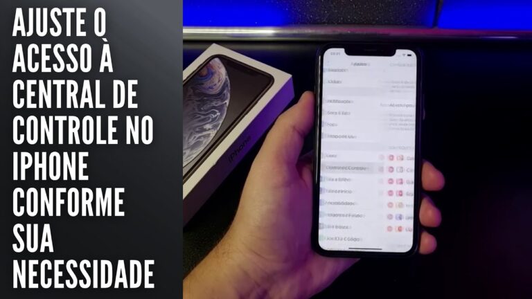Ajuste o acesso à Central de Controle no iPhone conforme sua necessidade
