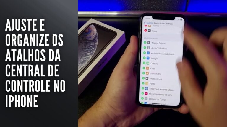 Ajuste e organize os atalhos da Central de Controle no iPhone