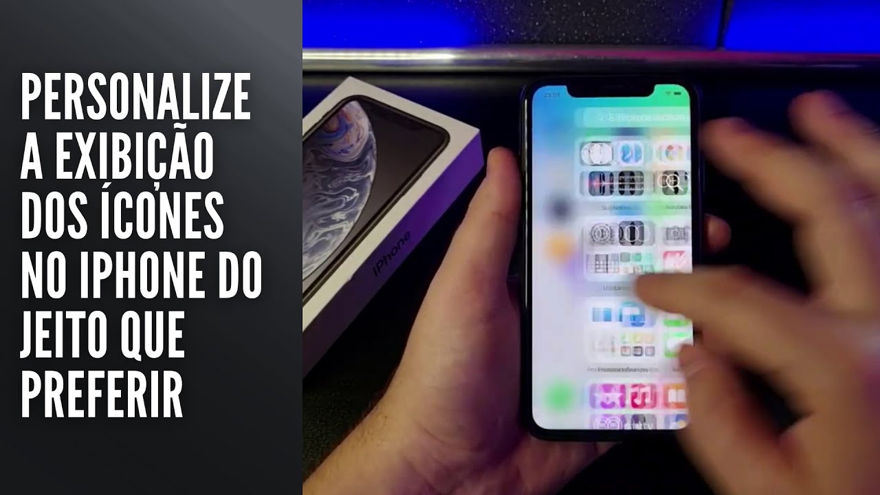 Personalize a exibição dos ícones no iPhone do jeito que preferir Personalize a exibição dos ícones no iPhone do jeito que preferir