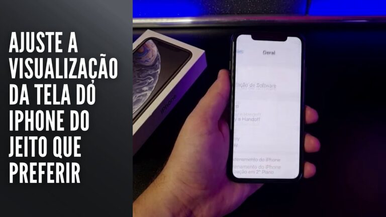 Ajuste a visualização da tela do iPhone do jeito que preferir