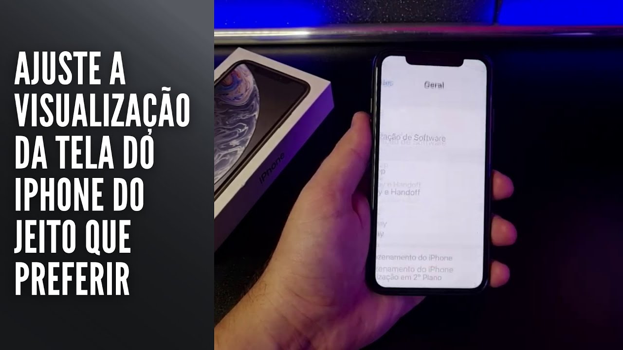 Ajuste a visualização da tela do iPhone do jeito que preferir Ajuste a visualização da tela do iPhone do jeito que preferir