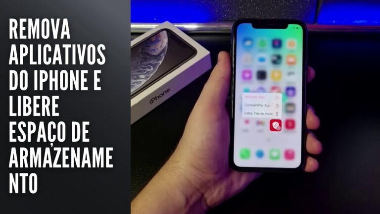 Remova aplicativos do iPhone e libere espaço de armazenamento