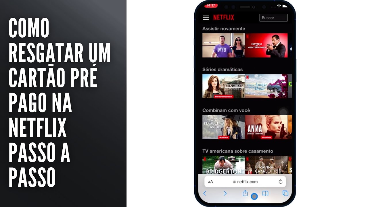 Como Resgatar um Cartão Pré Pago na Netflix Passo a Passo