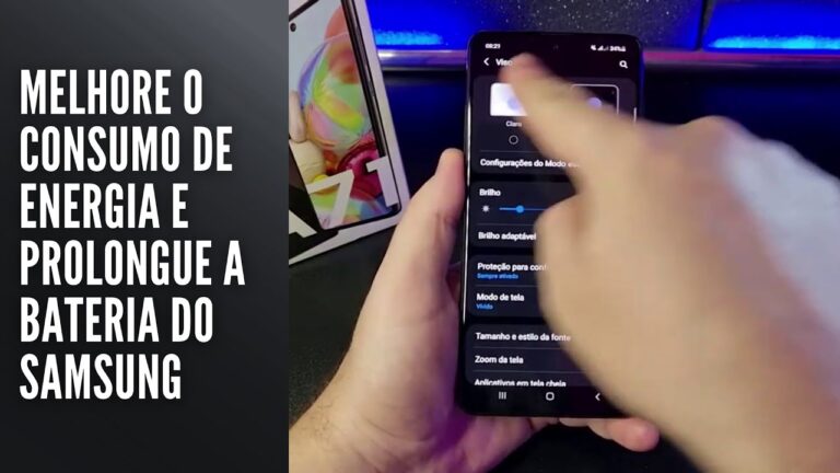 Melhore o consumo de energia e prolongue a bateria do Samsung