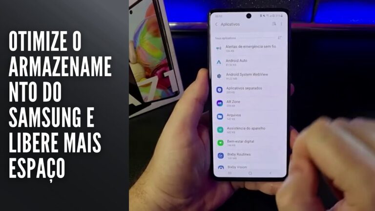 Otimize o armazenamento do Samsung e libere mais espaço