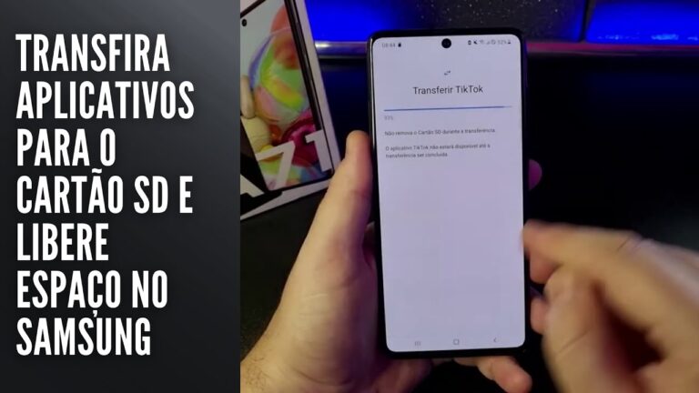 Transfira aplicativos para o cartão SD e libere espaço no Samsung