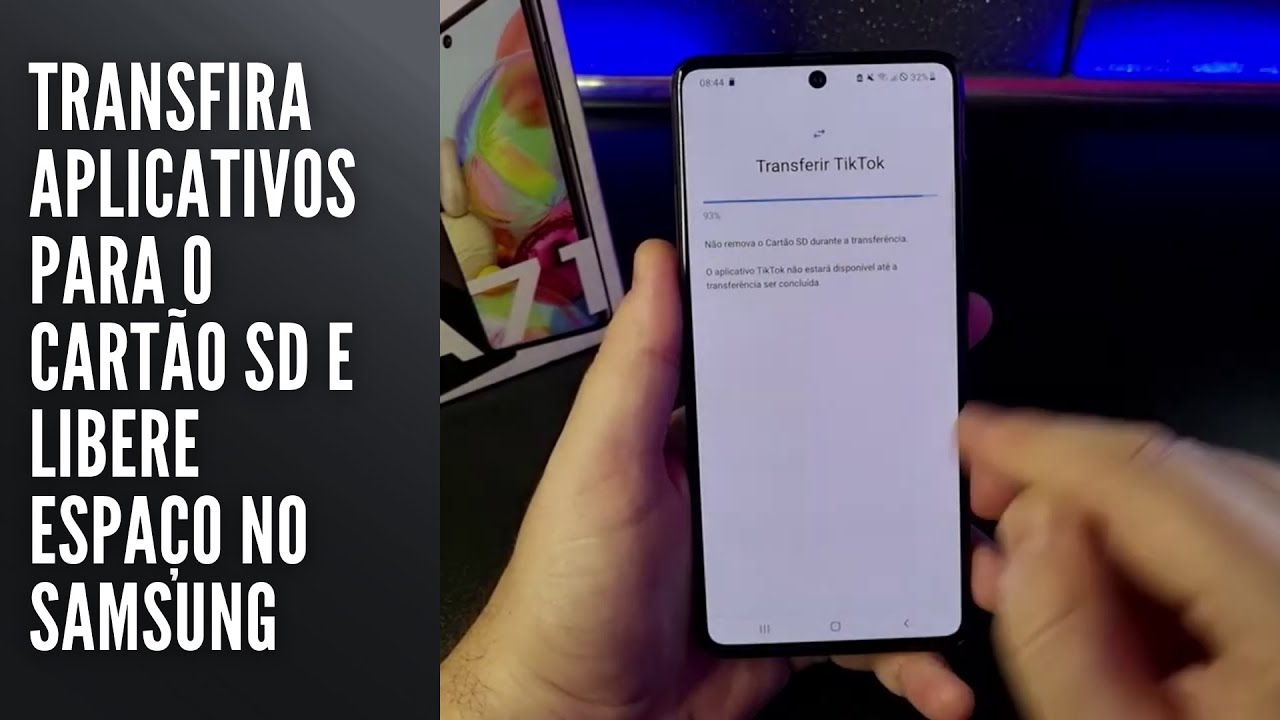 Transfira aplicativos para o cartão SD e libere espaço no Samsung Transfira aplicativos para o cartão SD e libere espaço no Samsung
