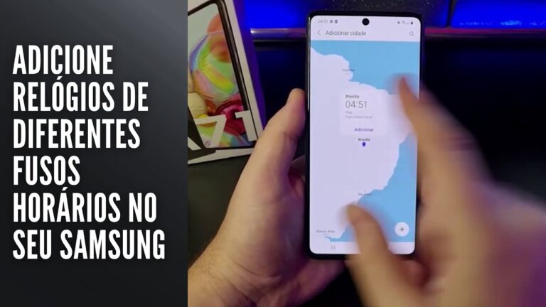 Adicione relógios de diferentes fusos horários no seu Samsung