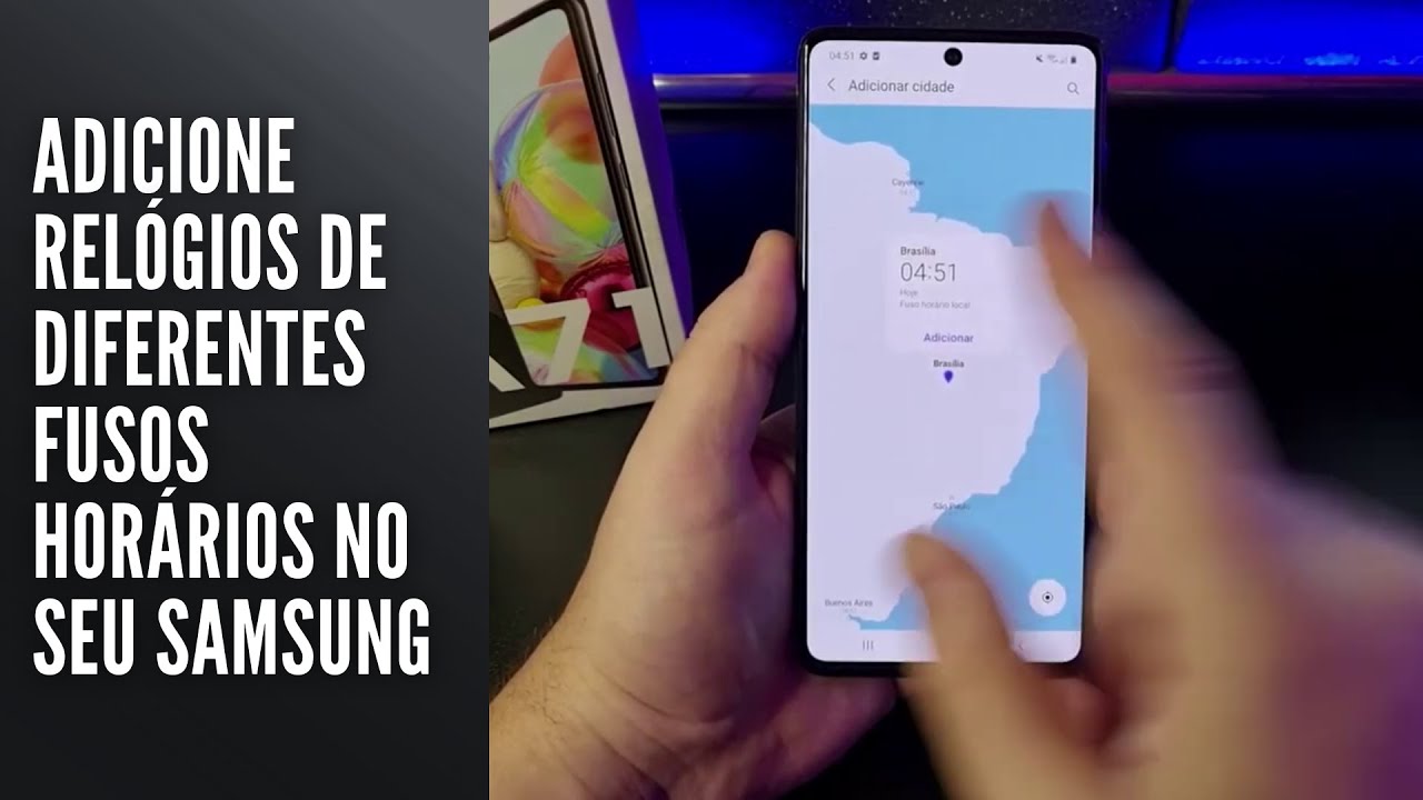 Adicione relógios de diferentes fusos horários no seu Samsung Adicione relógios de diferentes fusos horários no seu Samsung