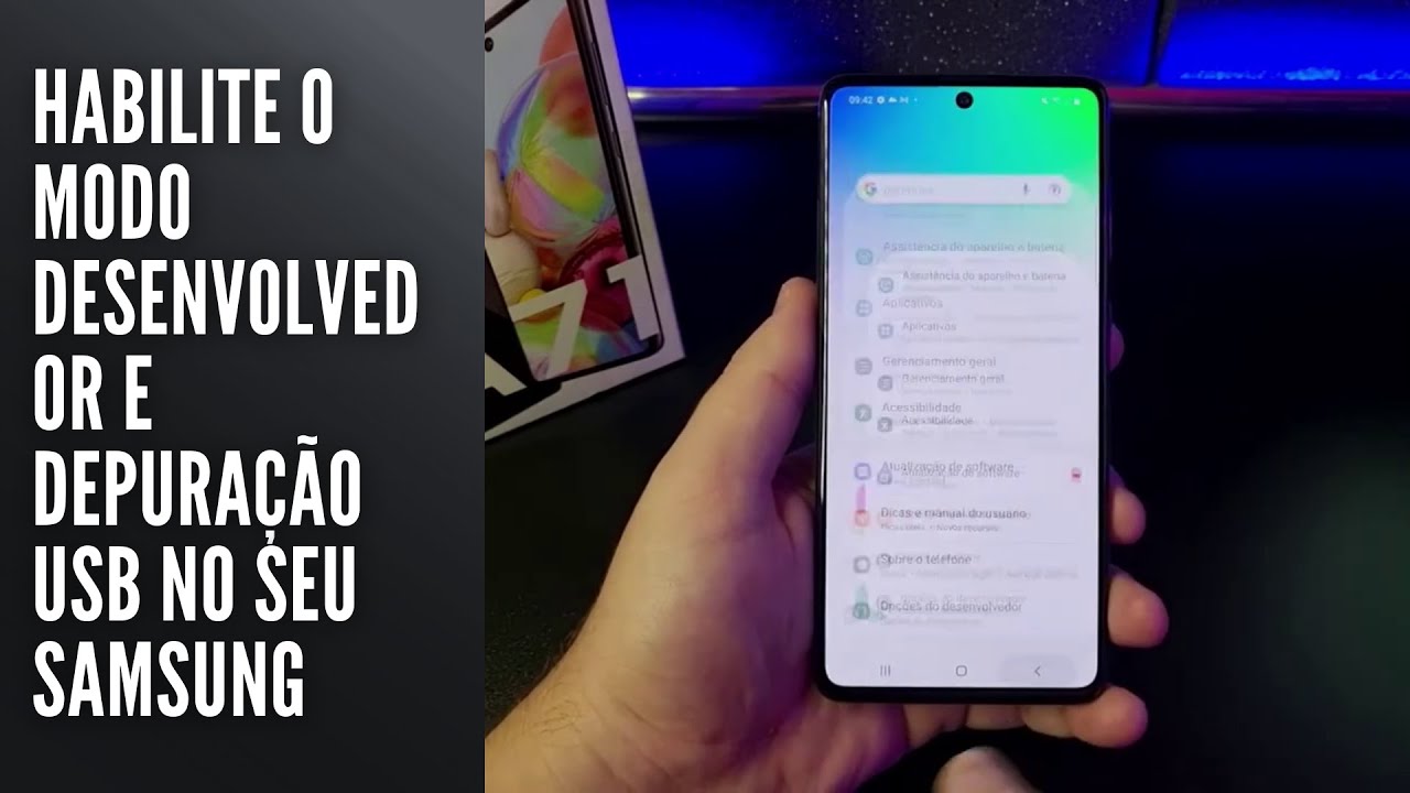 Habilite o modo desenvolvedor e depuração USB no seu Samsung Habilite o modo desenvolvedor e depuração USB no seu Samsung