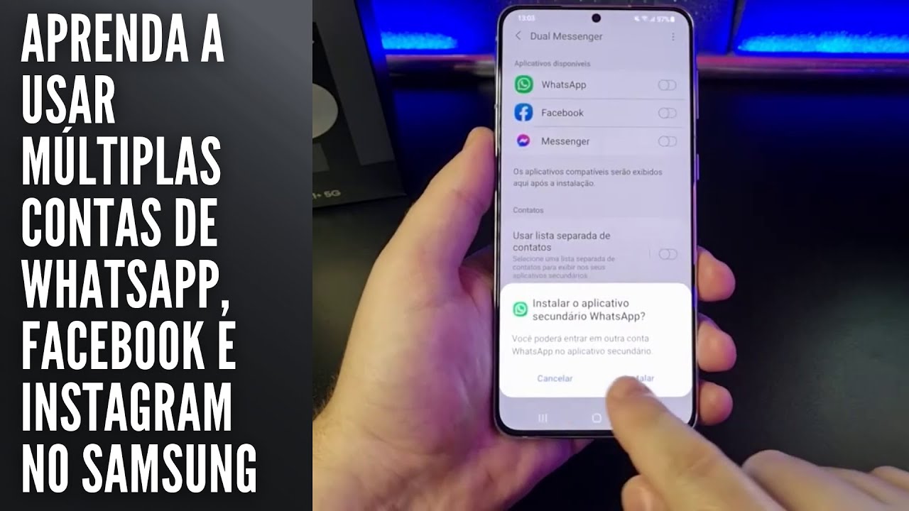 Aprenda a usar múltiplas contas de WhatsApp, Facebook e Instagram no Samsung Aprenda a usar múltiplas contas de WhatsApp, Facebook e Instagram no Samsung