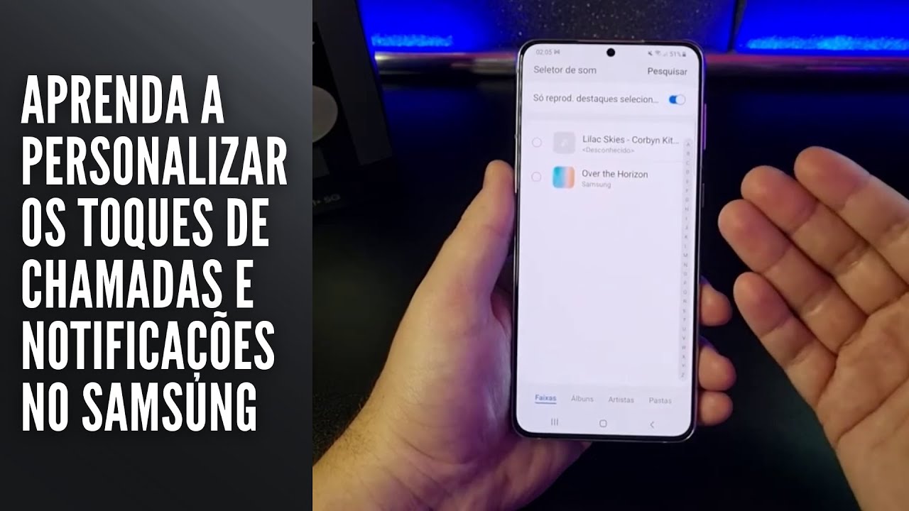 Aprenda a personalizar os toques de chamadas e notificações no Samsung